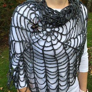 45+ Crochet spider web shawl pattern info · serenity