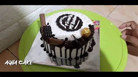 kue ultah simple kue ulang blackforest bulat ultah fudge pacar cowok