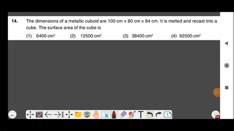 The Dimensions Of A Metallic Cuboid Are 100 Cm × 80 Cm × 64 Cm It Is Melted And Recast Into A