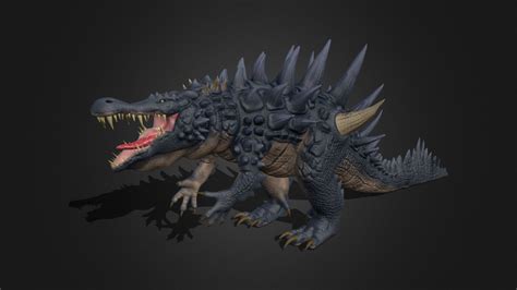 Croczilla - 3D model by sayan art (@sayan_art) [d1545c5] - Sketchfab