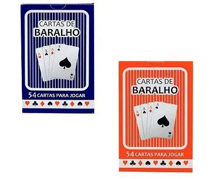 Cartas De Baralho Papel 54 Cartas Imporiente Lojas Pinguim