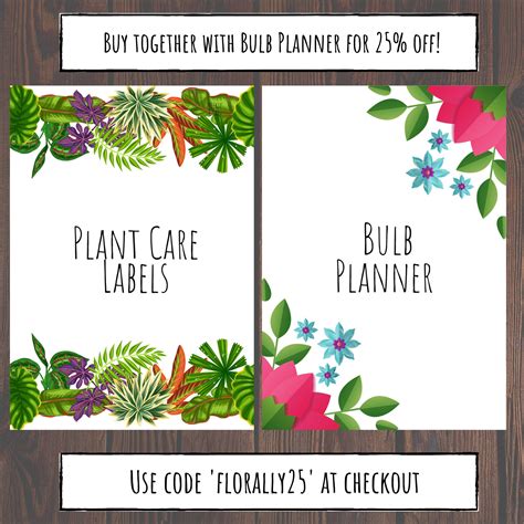 Printable Plant Labels