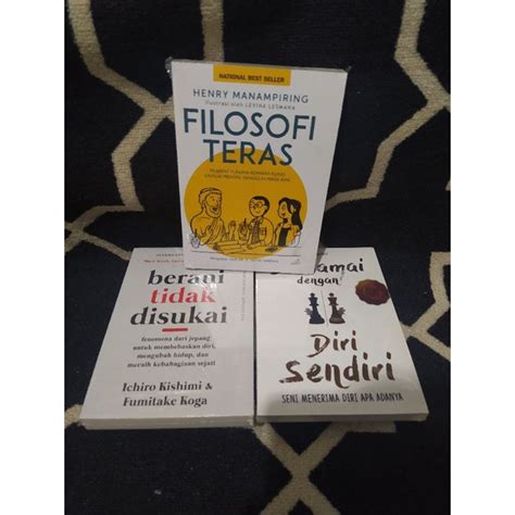 Jual Paket Hemat Buku Motivasi Filosofi Teras Berani Tidak Disukai