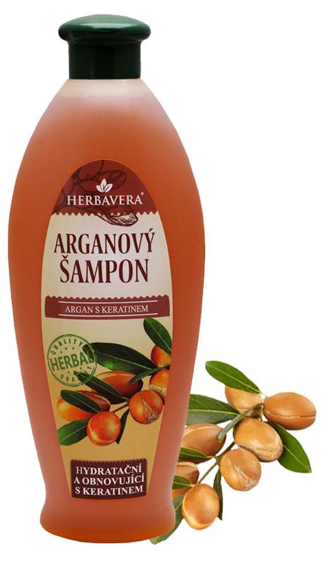 Šampon HERBAVERA Argan s keratinem 550 ml 49 Kč