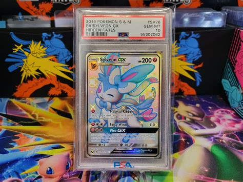 Mavin Pokemon Sylveon Gx Hidden Fates Shiny Ultra Rare Full Art Sv