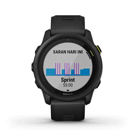 Forerunner Gps Running Triathlon Smartwatch Dengan Musik Black