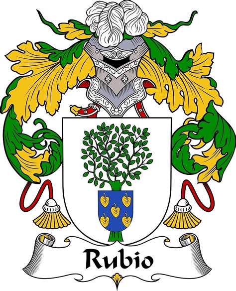 "Rubio Coat of Arms/ Rubio Family Crest" by William Martin | Redbubble