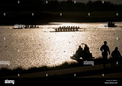 UK, England, Buckinghamshire, Eton Dorney rowing lake Stock Photo - Alamy