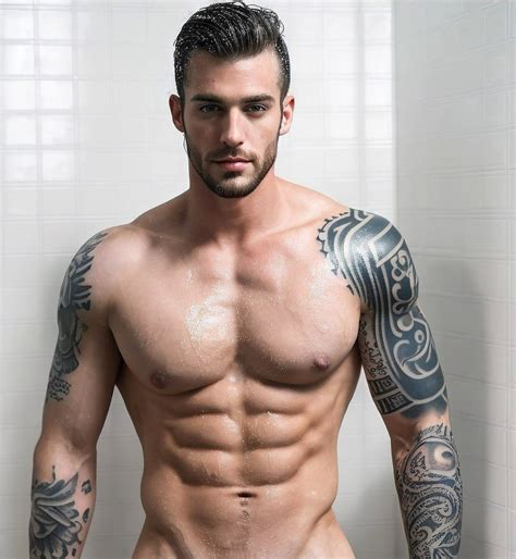 NSFW Ai Generated Full Frontal Naked Muscular Man X HD Photo Print No Etsy