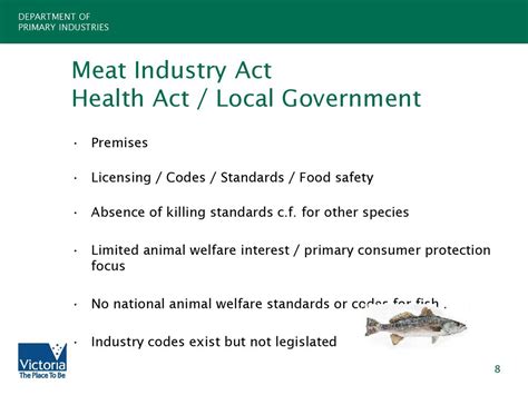 Fish Legislation Victoria Dr Steve Tate Director Bureau Of Animal