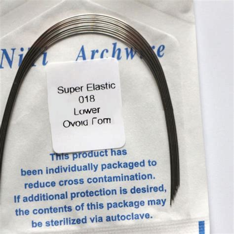 Pack Orthodontic Dental Super Elastic Oval Form Niti Round Arch Wires