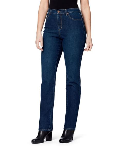 Gloria Vanderbilt Womens Amanda Classic Straight Jeans In Regular Short And Long Macys