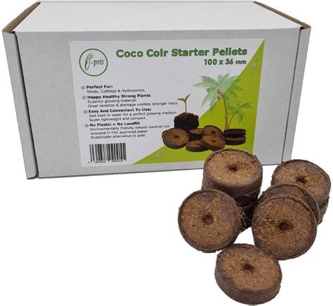 Peat Free Coir Pellet Compost Disks For Seeding Plug Plants