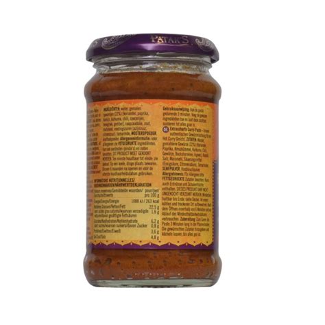 Extra Hot Curry Extra Scharfe Indische Curry Paste Pataks