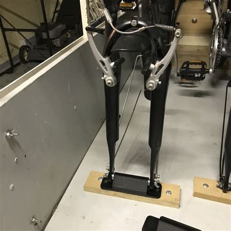 Stl Bicycle Fork Support For Transport In Trailer