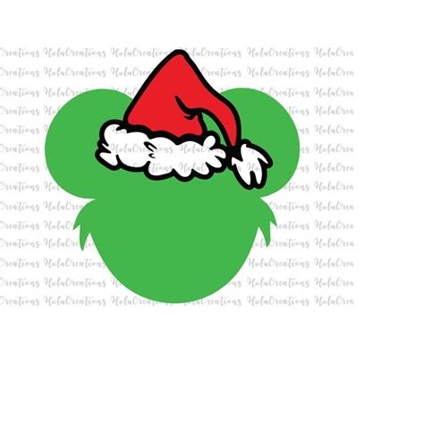 Christmas Cut Files Christmas Svg Png Grinch Santa Hat Svg Inspire Uplift