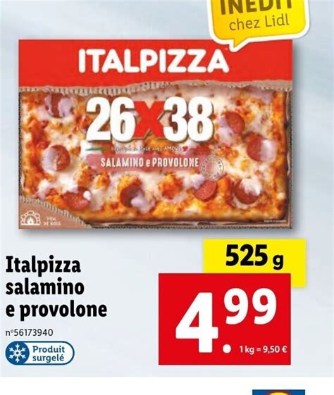 Promo Italpizza Salamino E Provolone Chez Lidl