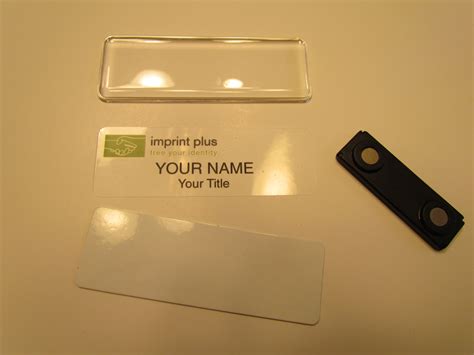 magnetic name tags with logo