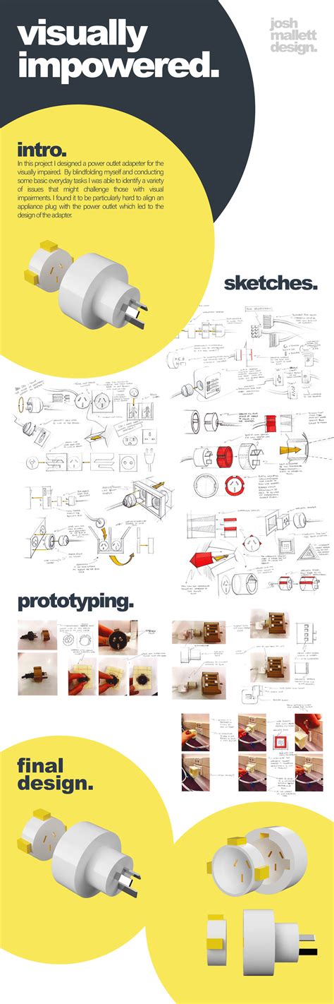 visually impowered design  visually impaired  behance