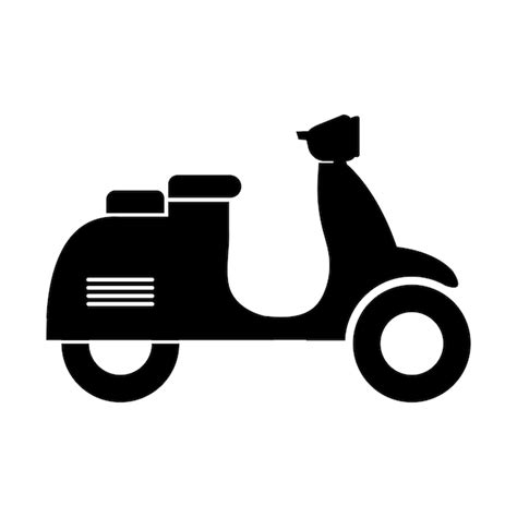 Vespa Icono Vector Vector Premium