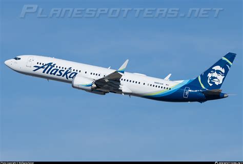 N961AK Alaska Airlines Boeing 737 9 MAX Photo By Wolfgang Kaiser ID