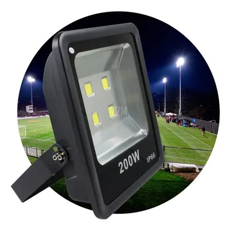 Reflector Led W Alta Potencia Cancha Futbol Premium