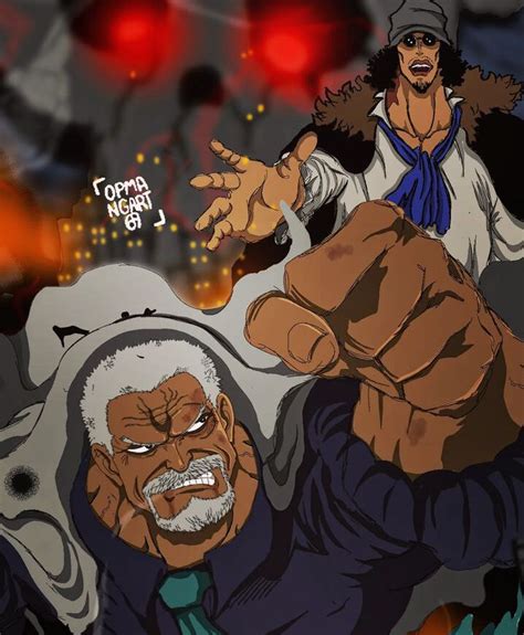 One Piece Chapter Epic Battle Between Garp And Kurohige