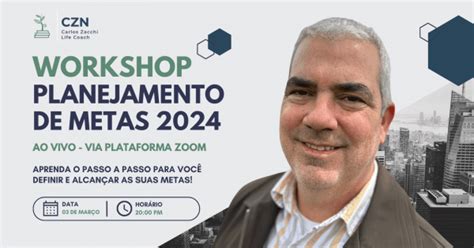 Workshop Planejamento De Metas Planeje Certo Alcance R Pido