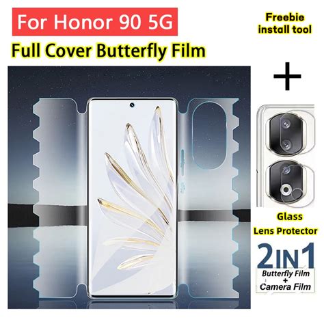 Honor 90 5g Screen Protector Honor X9a X9b 5g Hydrogel Film Soft Tpu Film Front Back Full