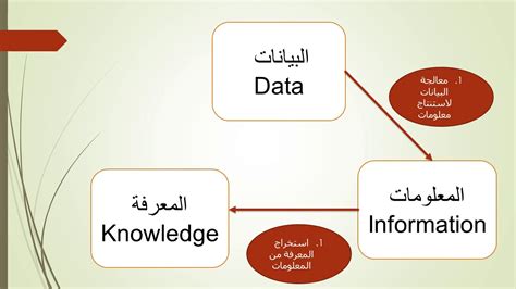 الفرق بين البيانات والمعلومات والمعرفة Youtube