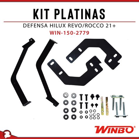 KIT PLATINAS DEFENSA HILUX REVO ROCCO 21 REACSA