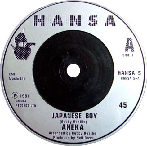 Aneka Japanese Boy 7 Inch Vinyl Single 7 Inch Record 45 Record Vinyl Records And Cds For