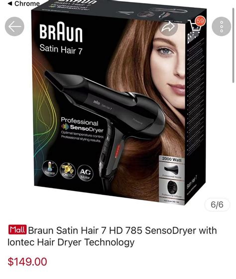 Braun Satin Hair 7 HD 785 SensoDryer Women S Fashion Watches