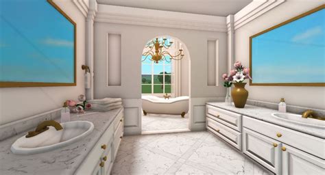 Bloxburg Luxury Aesthetic Bathroom House Decorating Ideas Apartments House Floor Design Tiny