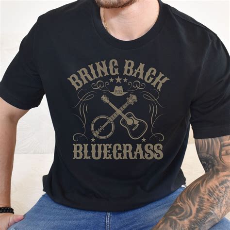 Bluegrass Shirt For Country Music Fans Bring Back Bluegrass Vintage Country Design For Banjo