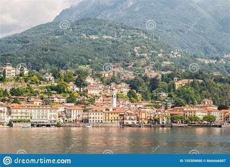 Panorama Of Menaggio Town On Lake Como In Italy Bright Architecture