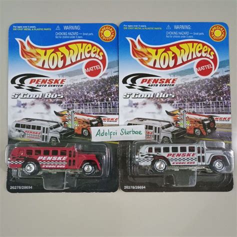 Hotwheels Hot Wheels S Cool Bus Penske Auto Center Special Edition