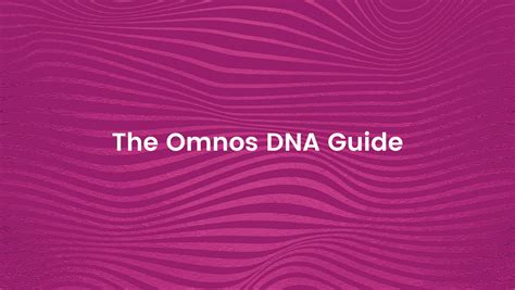 The Omnos Dna Guide Regenerus Practitioners Portal