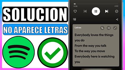 Como Activar Las Letras De Canciones En Spotify Youtube