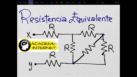 Como Calcular La Resistencia Equivalente Para Una Asociación Serie Y Paralelo Youtube