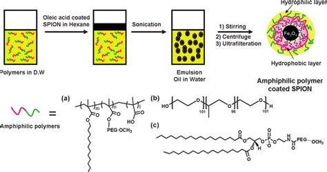 Scheme Amphiphilic Polymers Used To Coat Oleic Acid Stabilized