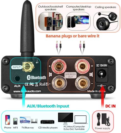 Ricevitori E Componenti Mini Classe D Stereo Amplificatore Digitale