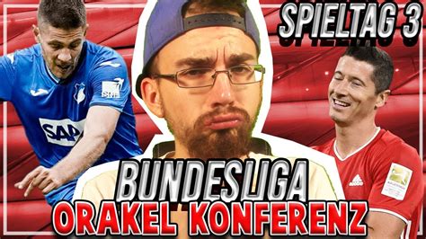 BUNDESLIGA ORAKEL KONFERENZ Spieltag 3 PacksUnited YouTube