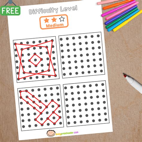 Level 25 Dot To Dot Copy Practice Worksheet