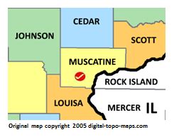 Muscatine County, Iowa Genealogy • FamilySearch