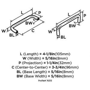 Amerock Allison Value Hardware Collection 3 3 4 Centers Allison Pull