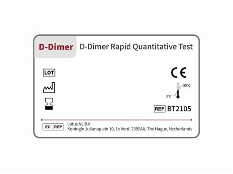 D Dimère Test Quantitatif Rapide Medicalexpo Africa