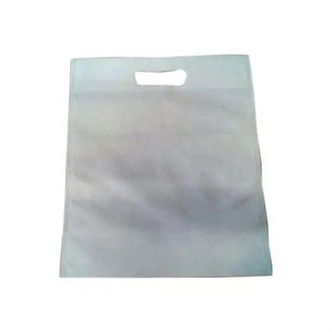 Plain Shopping Bags White D Cut Non Woven Bag Capacity 2kg At Rs 145