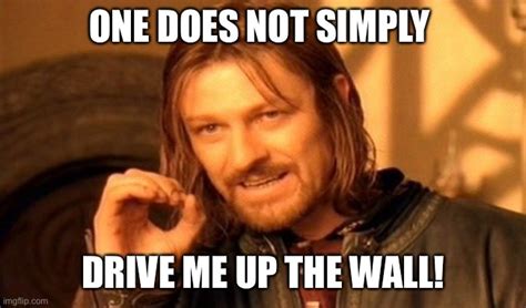 One Does Not Simply Meme Imgflip