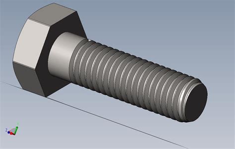 螺栓m1螺丝m1 Solidworks 2012 模型图纸免费下载 懒石网